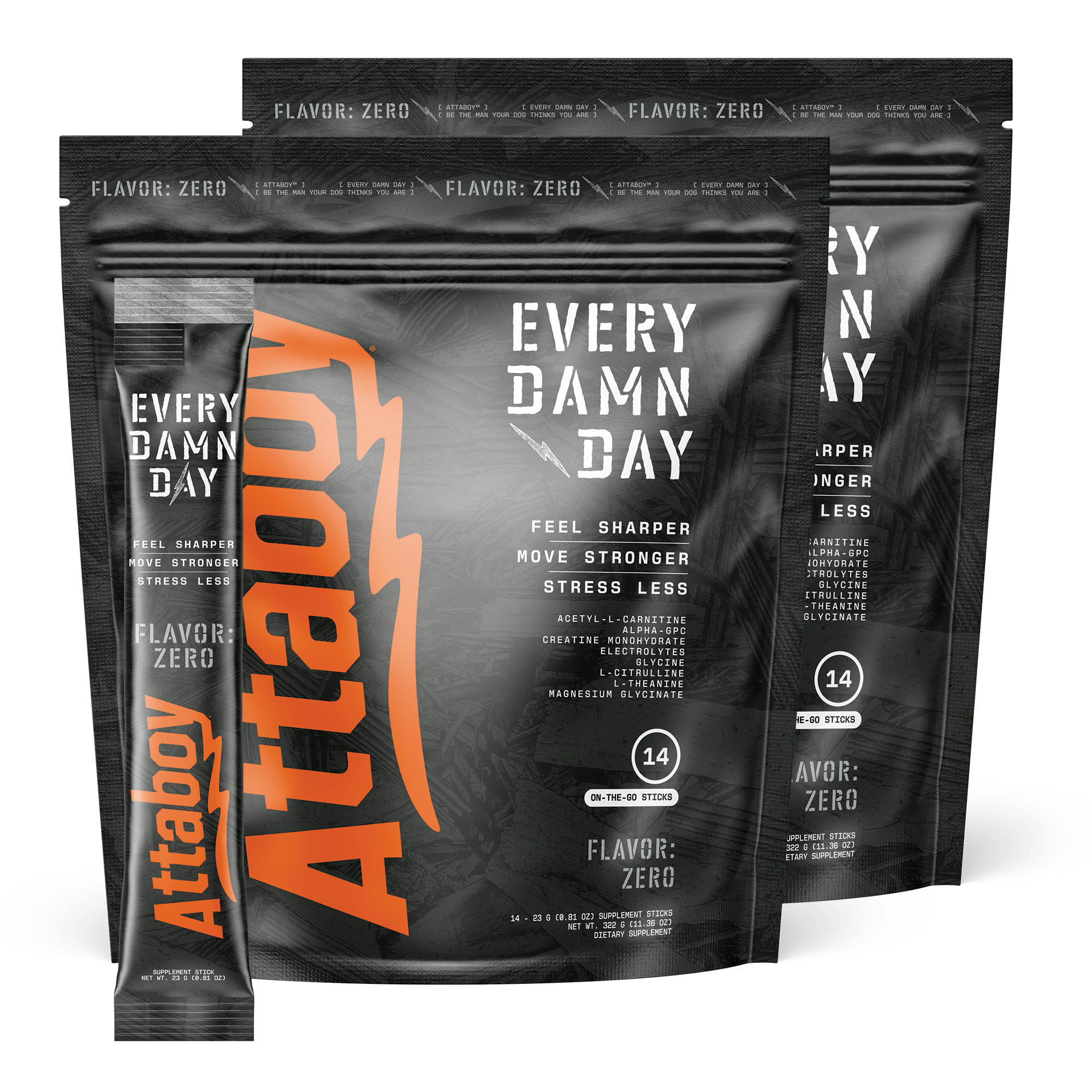 EVERY DAMN DAY - 28 STICKS - Attaboy