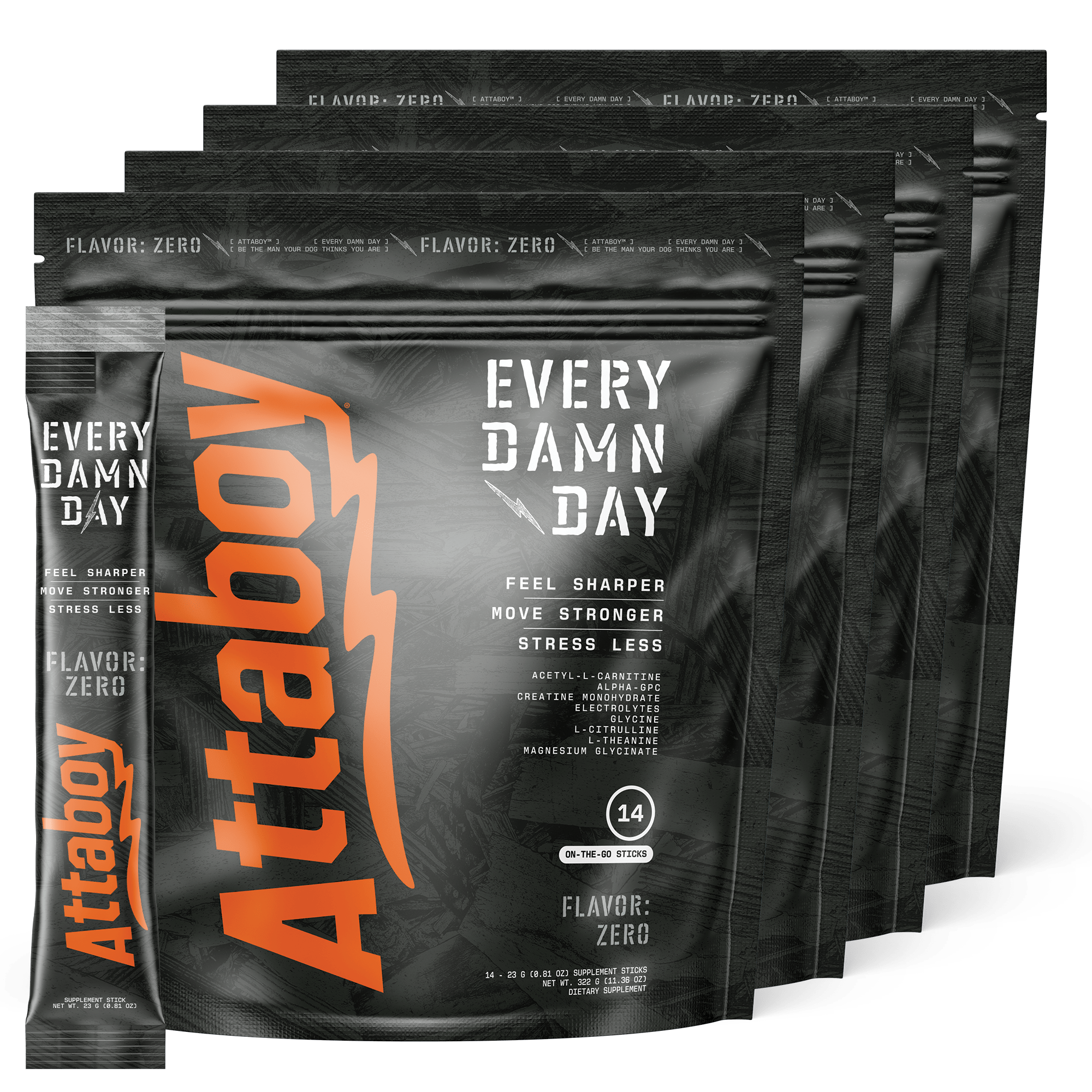 EVERY DAMN DAY - 56 STICKS - Attaboy
