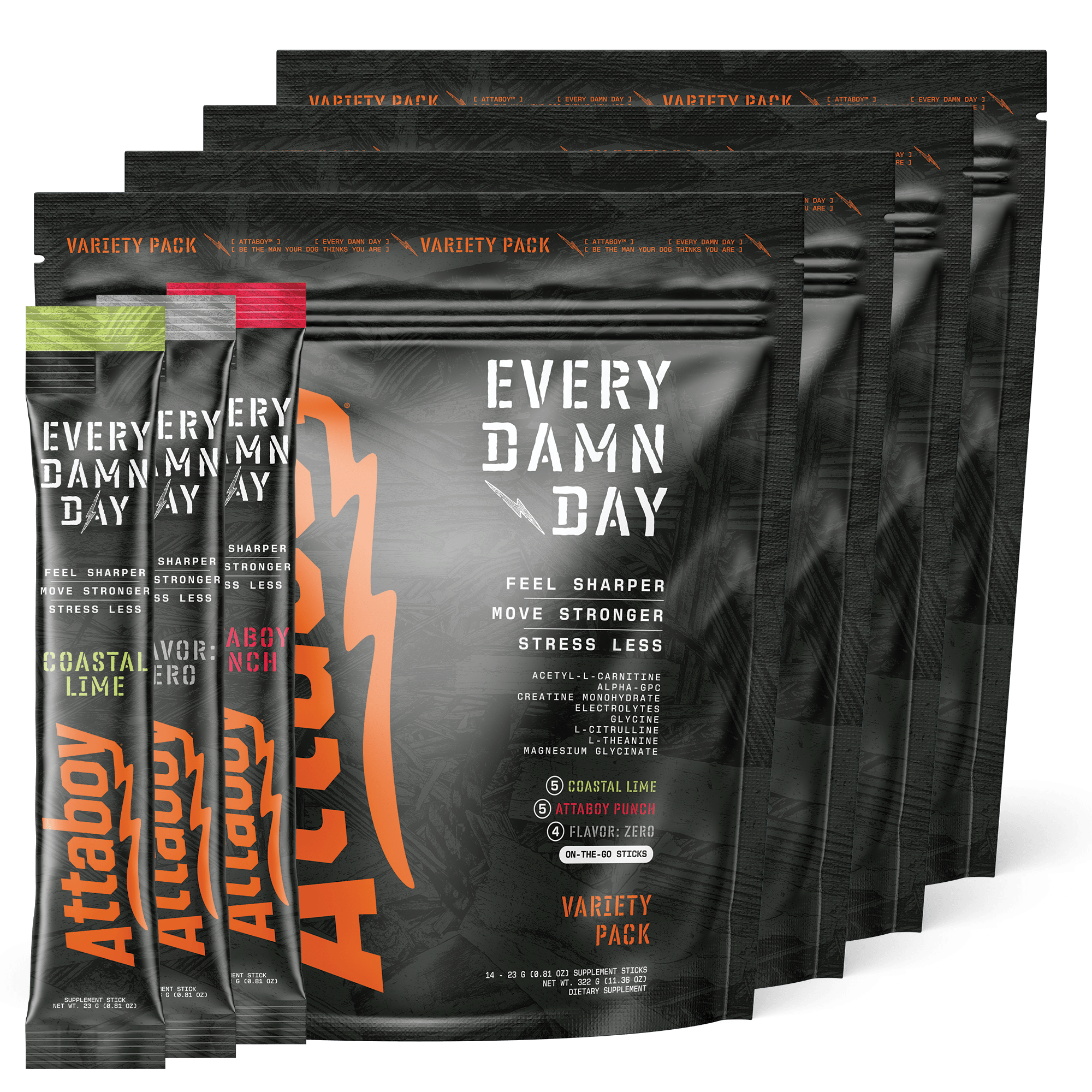 EVERY DAMN DAY - 56 STICKS - Attaboy