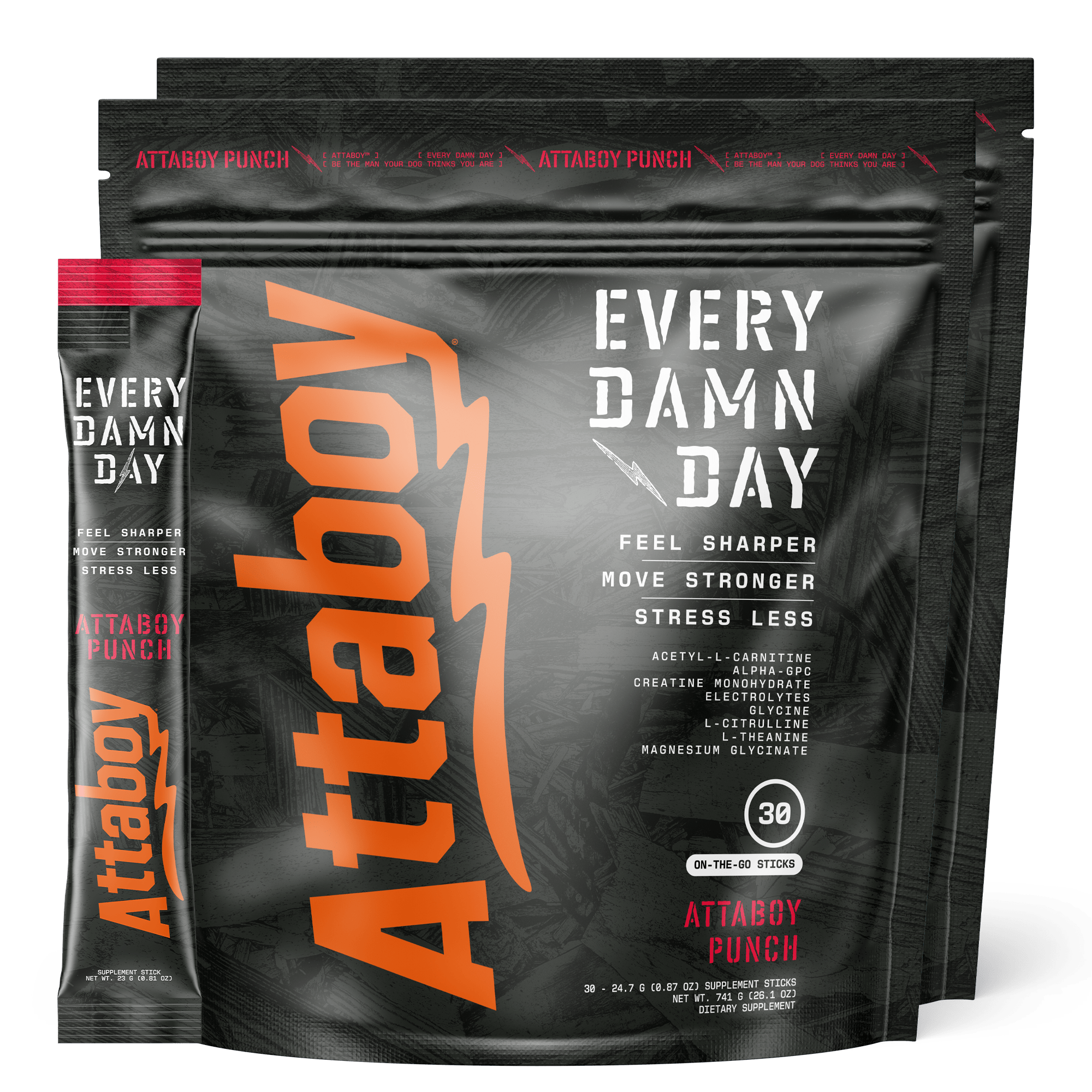 EVERY DAMN DAY - 60 STICKS - Attaboy
