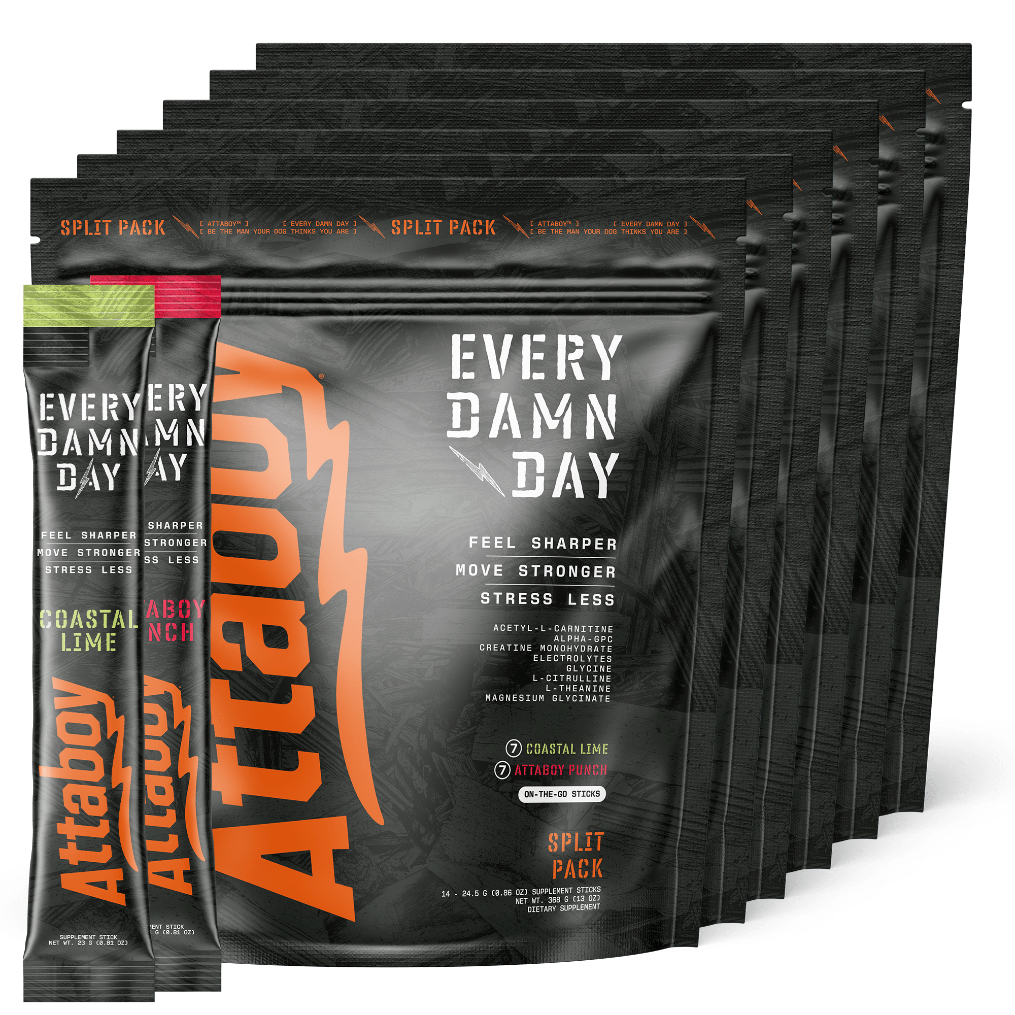 EVERY DAMN DAY - 84 STICKS - Attaboy