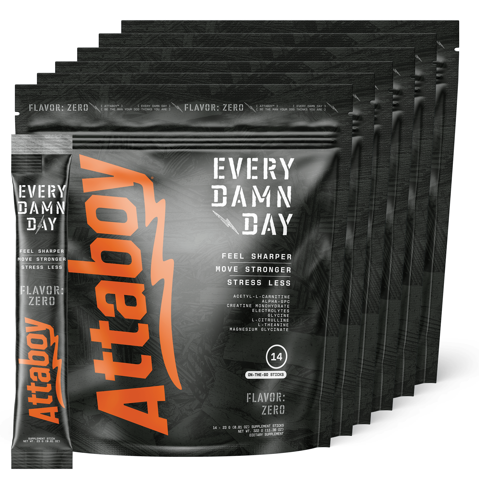EVERY DAMN DAY - 84 STICKS - Attaboy