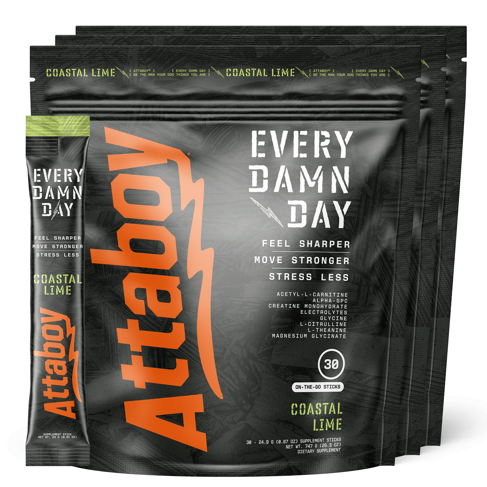 EVERY DAMN DAY - 90 STICKS - Attaboy